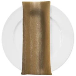 Luxury Plush Velvet Napkin in Soft Gold