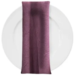 Luxury Plush Velvet Napkin in Mauve