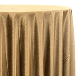 Luxury Plush Velvet Table Linen in Bronze