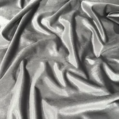 Luxury Plush Velvet Table Linen in Grey