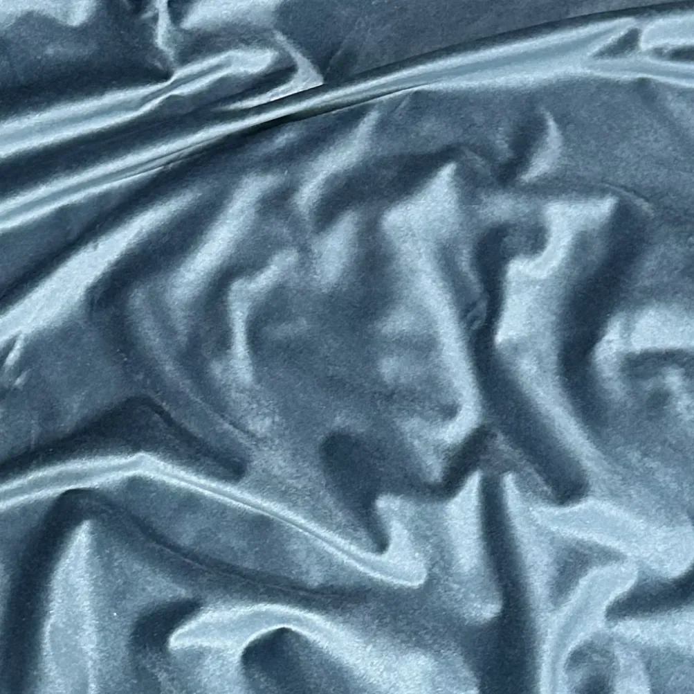 Luxury Plush Velvet Table Linen in Copen Perry