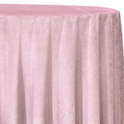 Luxury Plush Velvet Table Linen in Rose
