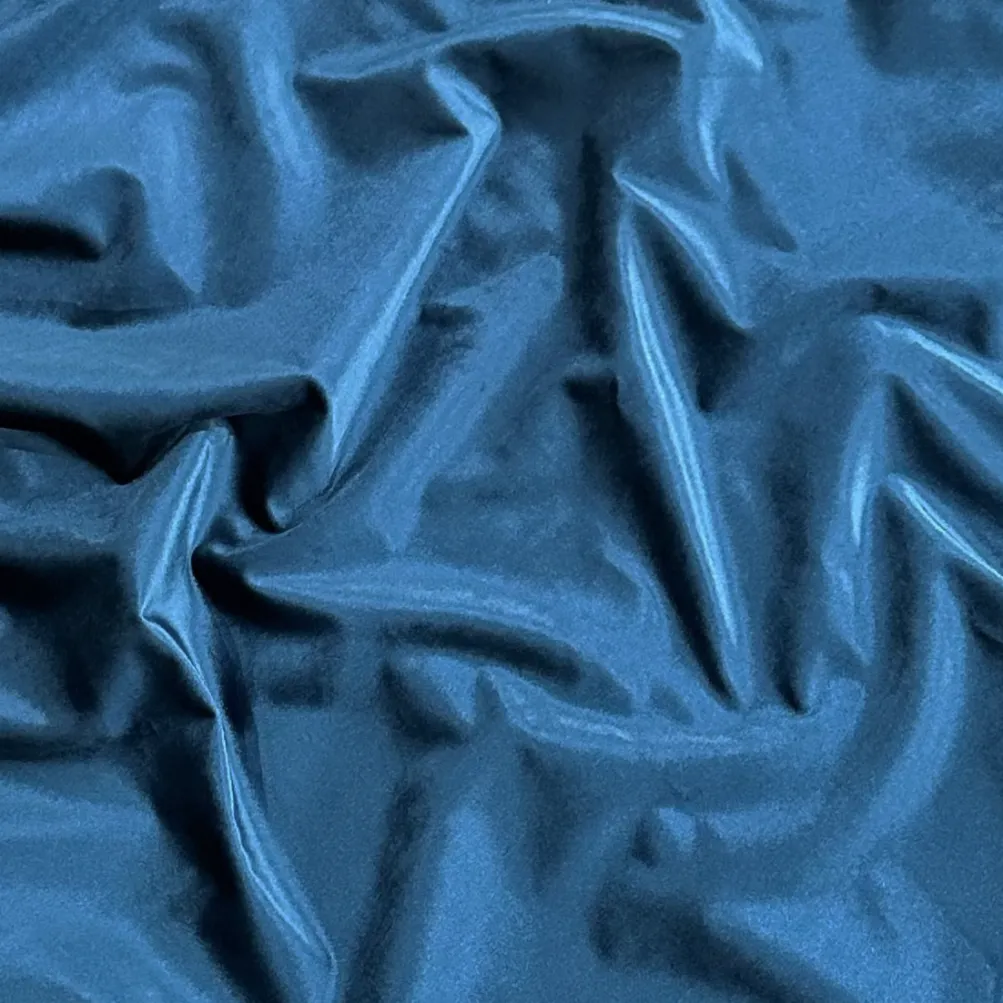 Luxury Plush Velvet Table Runner in Lapis Blue