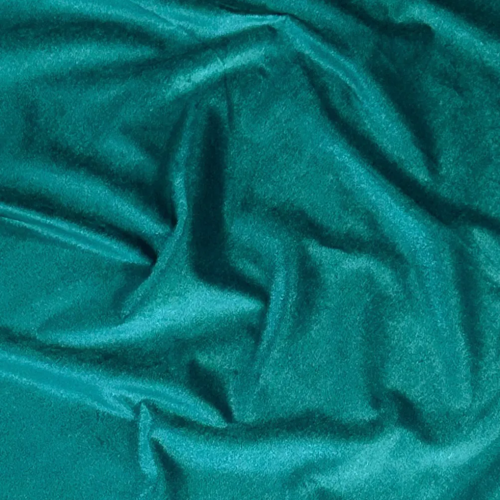 Luxury Plush Velvet Table Runner in Teal