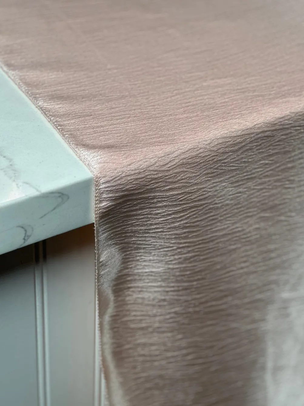 Luxury Satin Table Linen in Blush