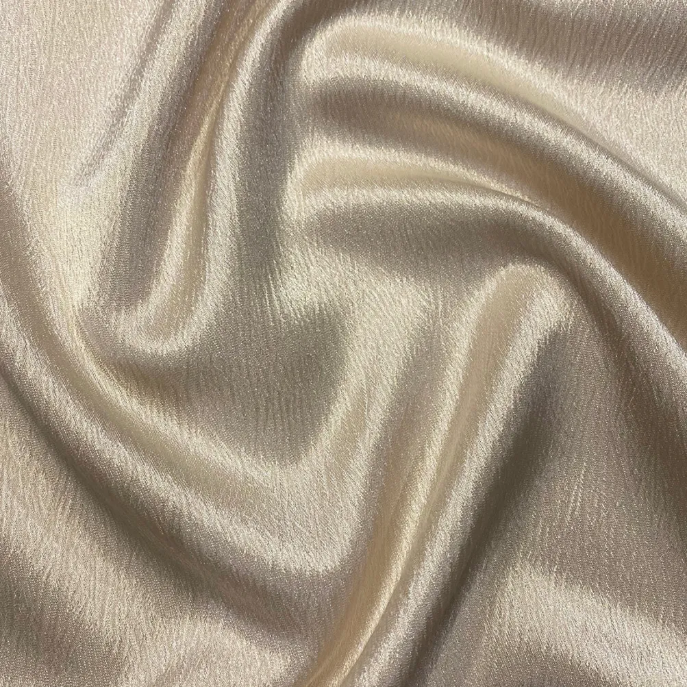 Luxury Satin Table Linen in Champagne