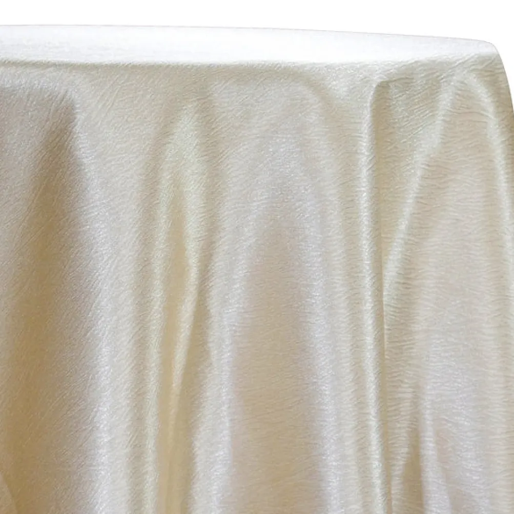 Luxury Satin Table Linen in Champagne