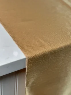 Luxury Satin Table Linen in Gold