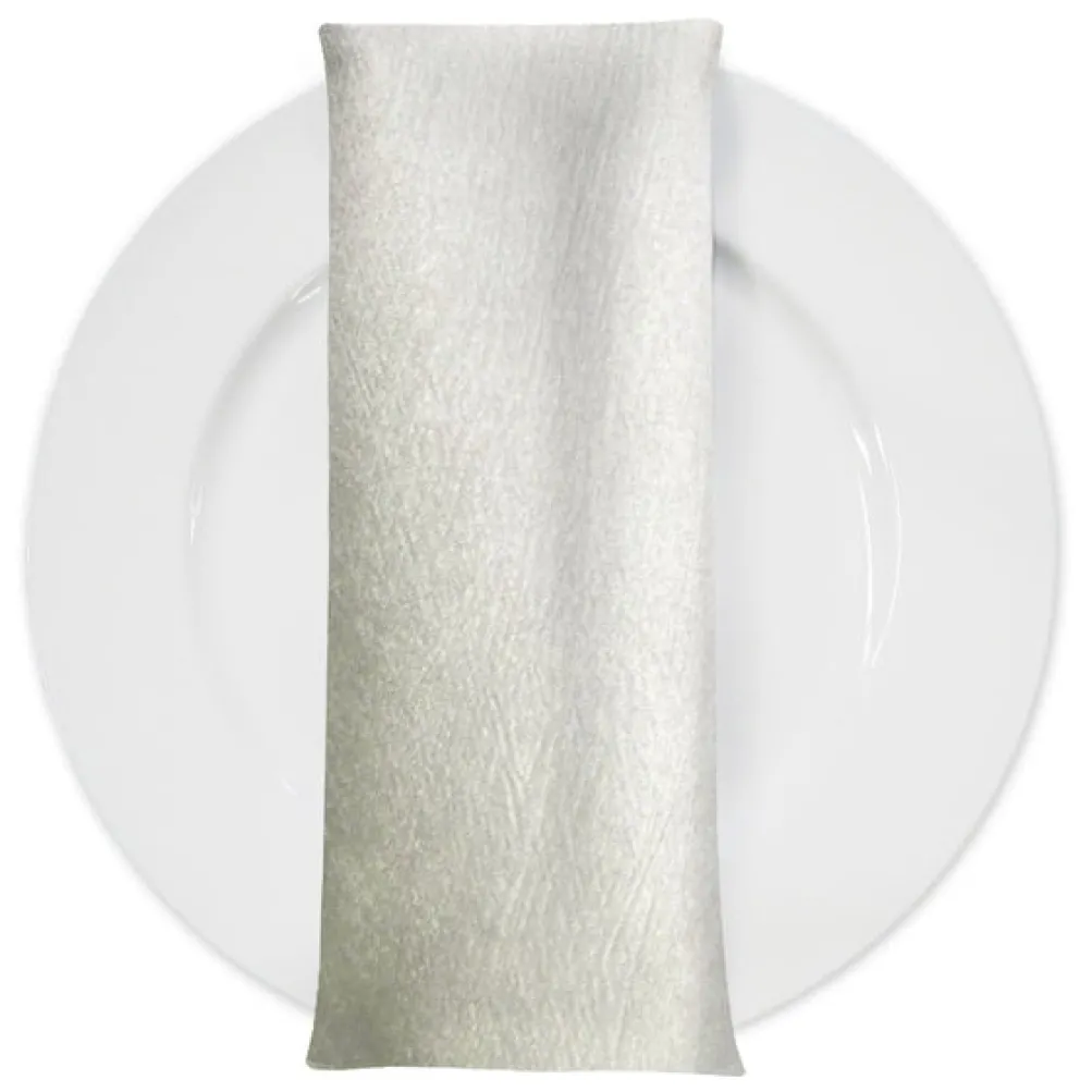 Luxury Satin Table Napkin in Ivory