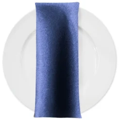 Luxury Satin Table Napkin in Navy
