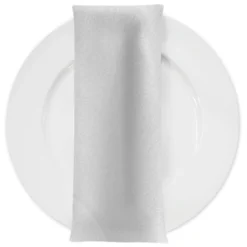 Luxury Satin Table Napkin in White