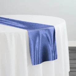 Luxury Satin Table Runner in Navy