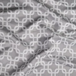 Lynx Print (Lamour) Table Linen in Silver