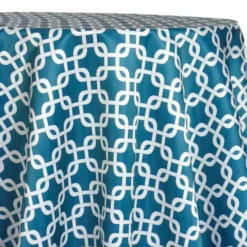 Lynx Print (Lamour) Table Linen in Teal