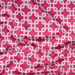 Lynx Print (Lamour) Table Linen in Fuchsia