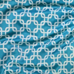 Lynx Print (Lamour) Table Linen in Jade