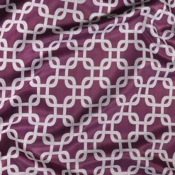 Lynx Print (Lamour) Table Linen in Plum