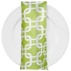 Lynx Print (Lamour) Table Napkin in Avocado