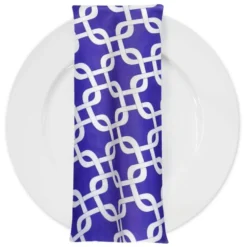 Lynx Print (Lamour) Table Napkin in Purple