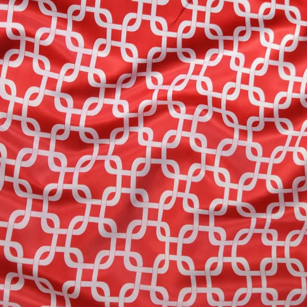 Lynx Print (Lamour) Table Runner in Red
