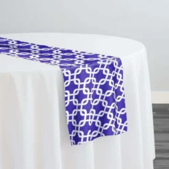 Lynx Print (Lamour) Table Runner in Purple