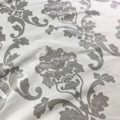 Madison Jacquard (Reversible) Table Linen in Silver