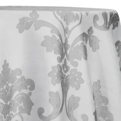 Madison Jacquard (Reversible) Table Linen in Silver