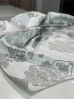 Madison Jacquard (Reversible) Table Linen in Silver