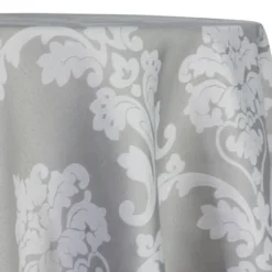 Madison Jacquard (Reversible) Table Linen in Silver