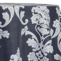 Madison Jacquard (Reversible) Table Linen in Navy