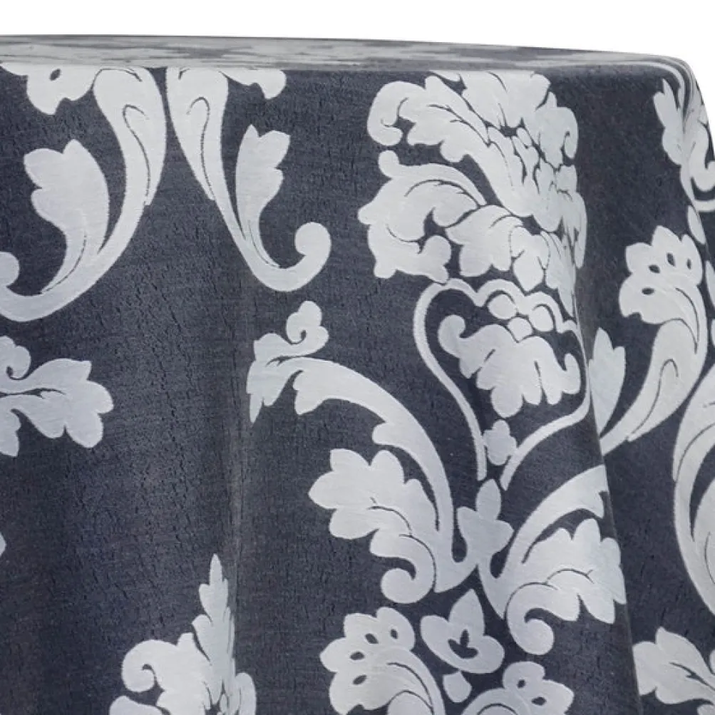 Madison Jacquard (Reversible) Table Linen in Navy