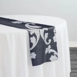 Madison Jacquard (Reversible) Table Runner in Navy