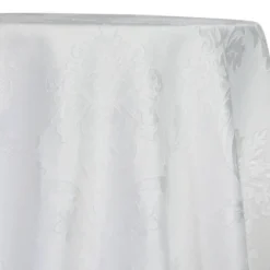 Madison Jacquard (Reversible) Table Linen in White