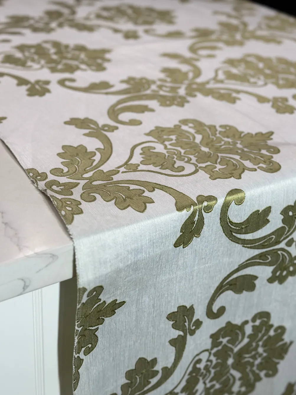 Madison Jacquard (Reversible) Table Linen in Kiwi