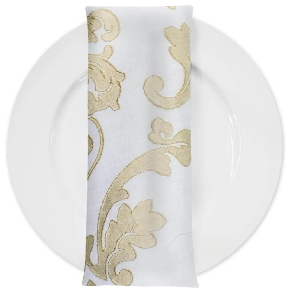 Madison Jacquard (Reversible) Table Napkin in Champagne