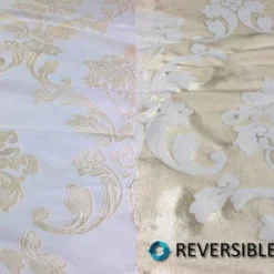 Madison Jacquard (Reversible) Table Linen in Champagne