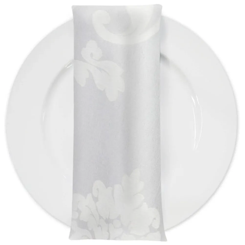 Madison Jacquard (Reversible) Table Napkin in White