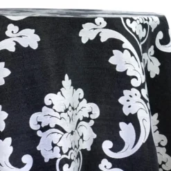 Madison Jacquard (Reversible) Table Linen in Black
