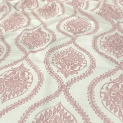 Mayfair (Slub Print) Table Linen in Dusty Rose
