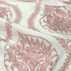Mayfair (Slub Print) Table Linen in Dusty Rose