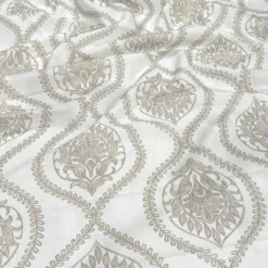 Mayfair (Slub Print) Table Linen in Taupe