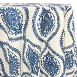 Mayfair (Slub Print) Table Linen in Royal