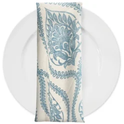 Mayfair (Slub Print) Table Napkin in Copen Perry