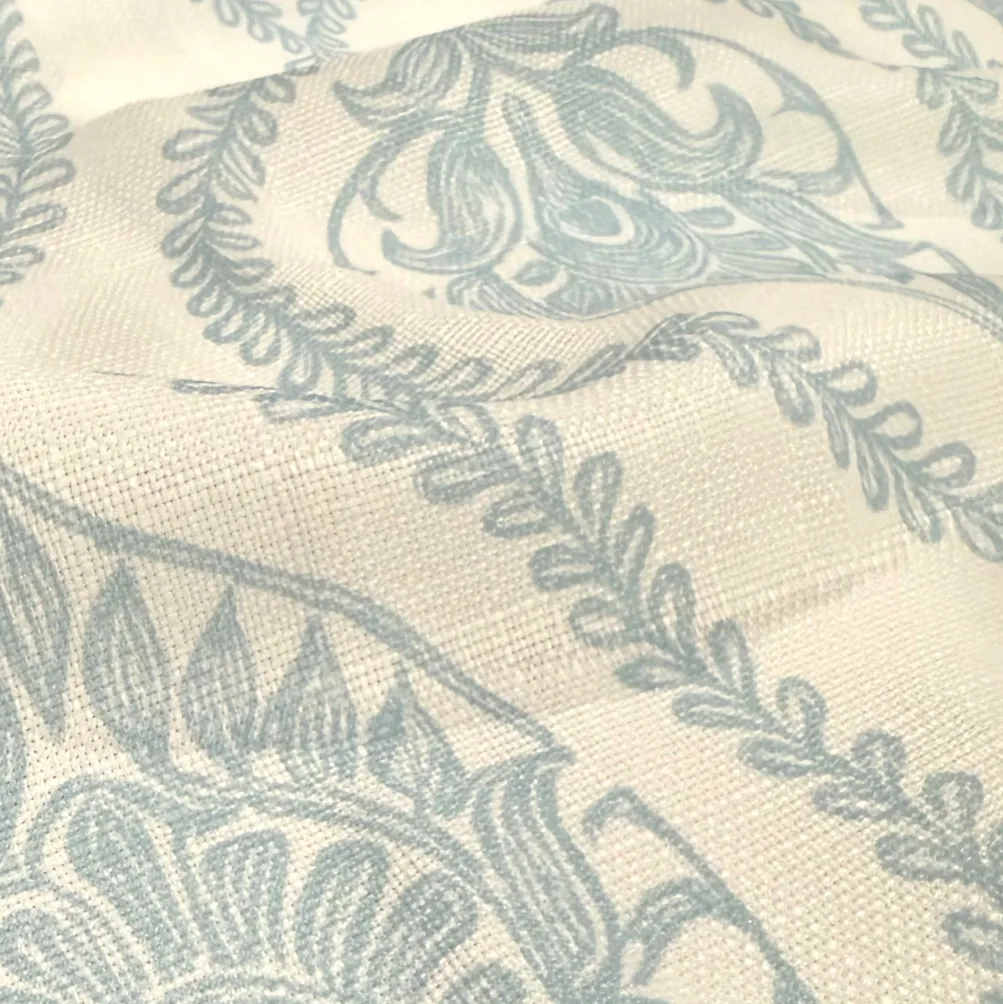 Mayfair (Slub Print) Table Napkin in Lt Blue