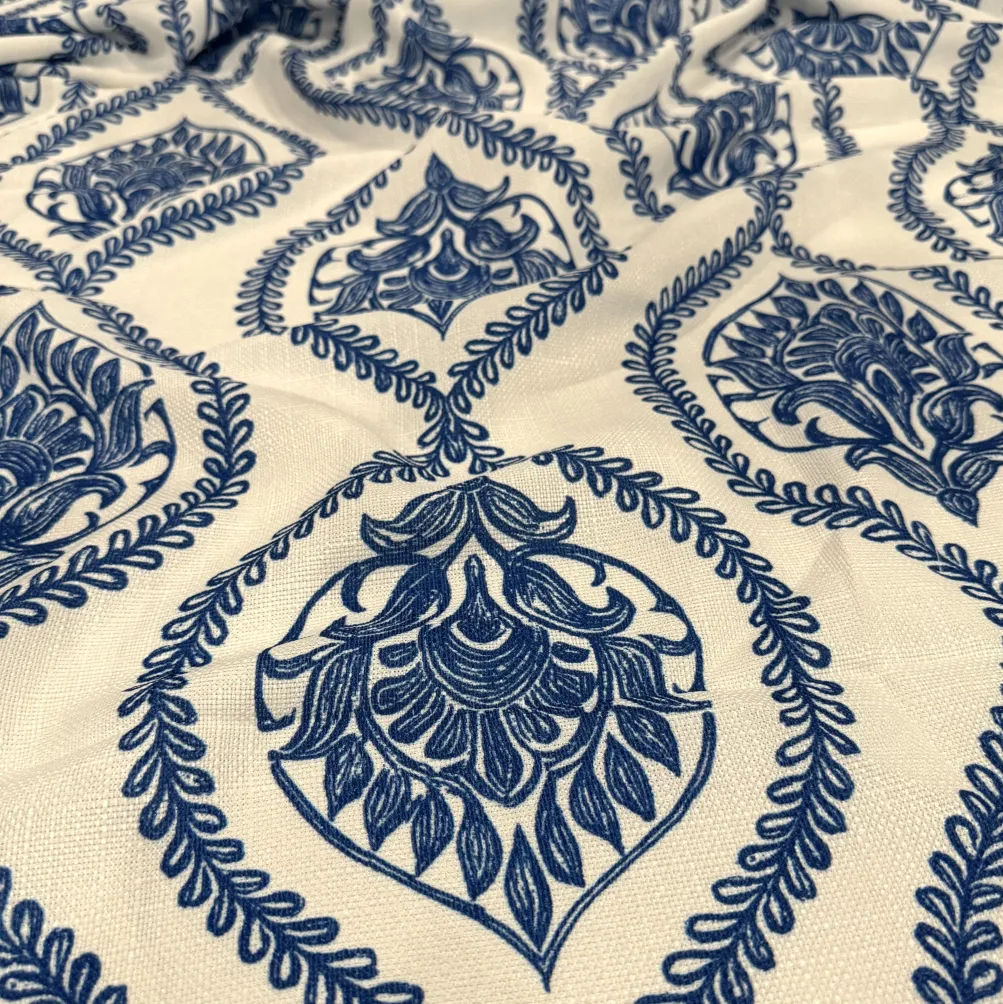 Mayfair (Slub Print) Table Napkin in Royal