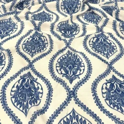 Mayfair (Slub Print) Table Napkin in Royal