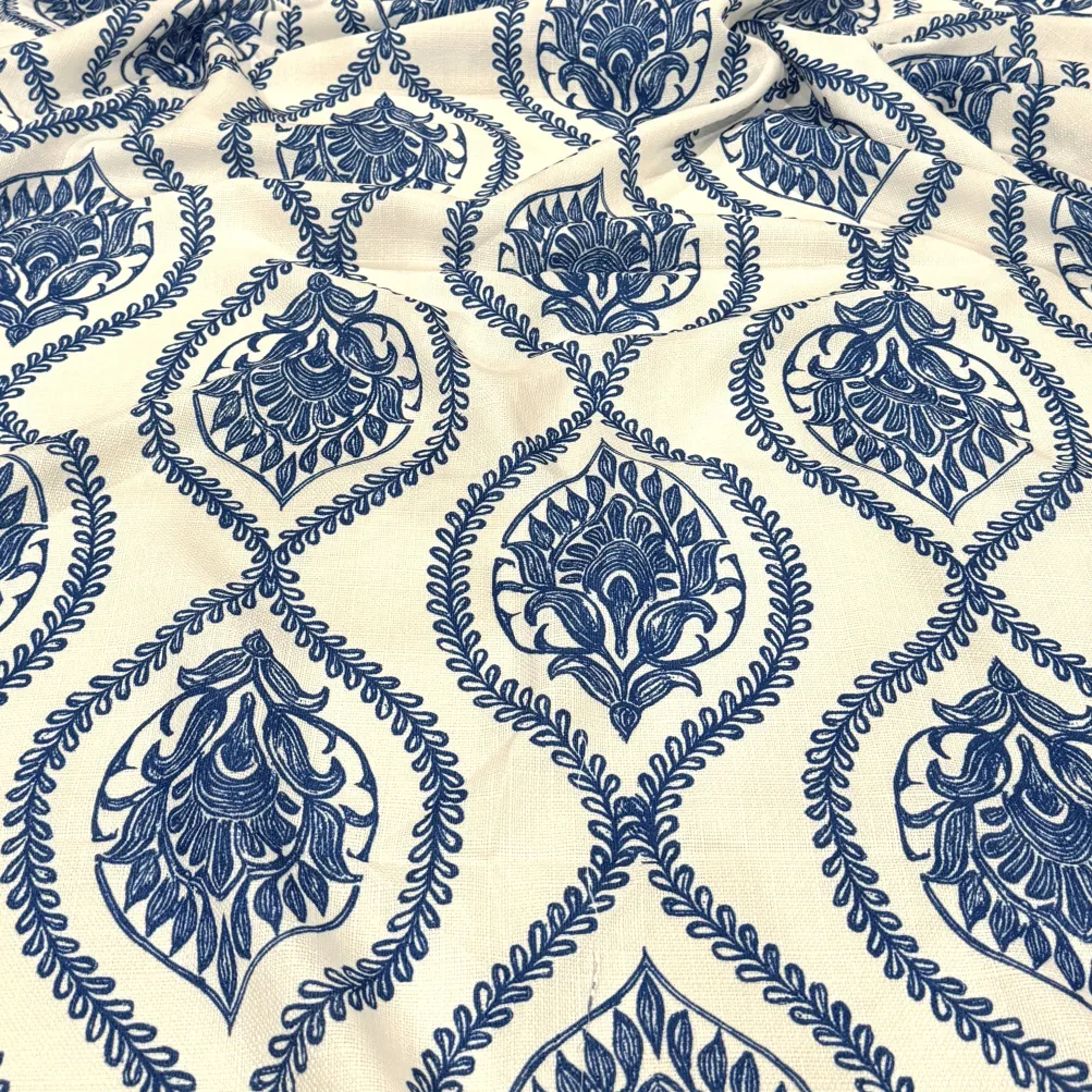Mayfair (Slub Print) Table Napkin in Royal