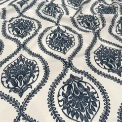 Mayfair (Slub Print) Table Napkin in Navy