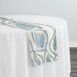 Mayfair (Slub Print) Table Runner in Copen Perry