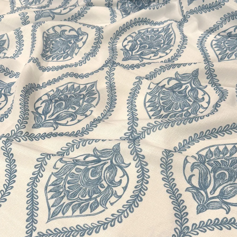 Mayfair (Slub Print) Table Runner in Copen Perry